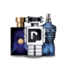 Aktionspaket mit 3 Parfüms: Versace DYLAN BLUE, Paco Rabanne PHANTOM en Jean Paul Gaultier ULTRA MALE 100ml